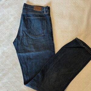 GAP Men's Straight Jeans in Deep Indigo